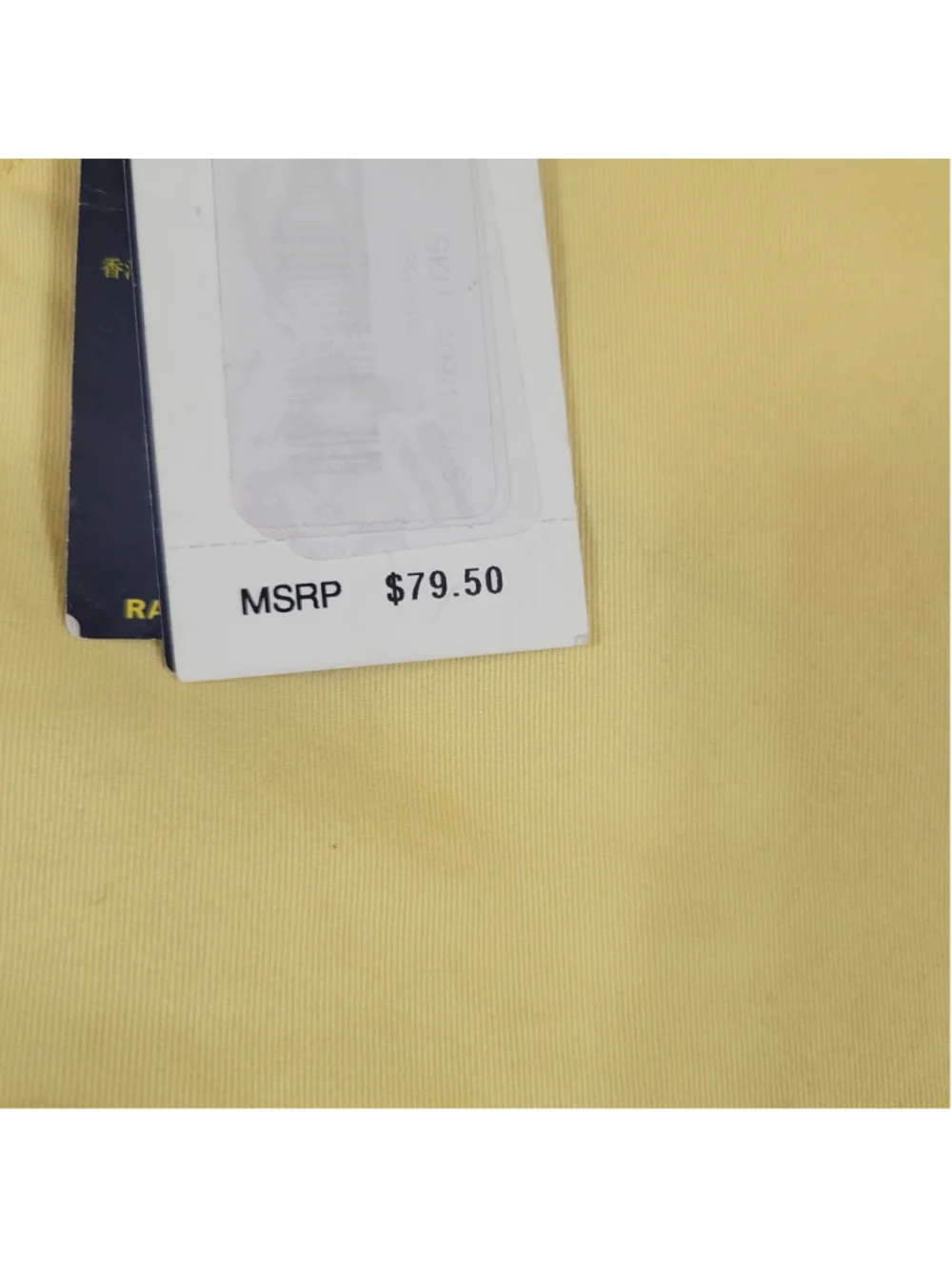 Polo Ralph Lauren Stretch Cotton Twill Chino Yellow Shorts Men 30 Inseam 6 NWT